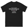 T-shirt Réunion noir - Je suis au régime réunionnais