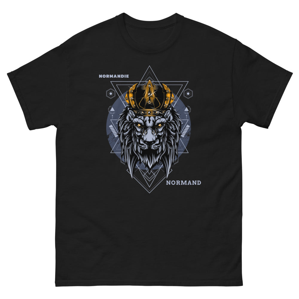 T-shirt Normandie noir - hommage aux âmes libres