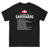 T-shirt Savoie noir - Les 10 Commandements Savoyards