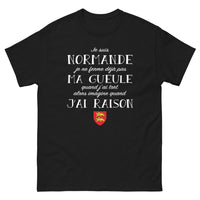 Thumbnail for T-shirt Normande noir - Fier de son franc-parler