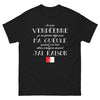 T-shirt Vendéenne noir - Je ne ferme pas ma gueule