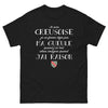 T-shirt Creuse noir - Je suis Creusoise et fière