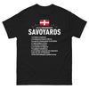 T-shirt Savoie noir - Les 10 Commandements Savoyards