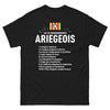 T-shirt Ariège noir - Les 10 Commandements Ariégeois