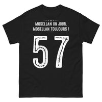 Thumbnail for T-shirt Mosellan noir - Un jour, Mosellan toujours