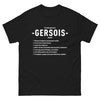 T-shirt Gersois noir - Tu sais que tu es Gersois quand...