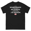 T-shirt Bourgogne noir - Je suis Bourguignon, fier et drôle
