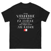 T-shirt Vendéenne noir - Je ne ferme pas ma gueule
