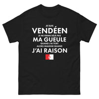 Thumbnail for T-shirt Vendée noir - Je suis Vendéen et Fier de l'Être