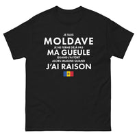 Thumbnail for T-shirt Moldave noir - Je ne ferme déjà pas ma gueule