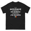 T-shirt Moldave noir - Je ne ferme déjà pas ma gueule