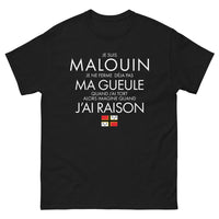 Thumbnail for T-shirt Malouin noir - Fier par nature, bavard par passion