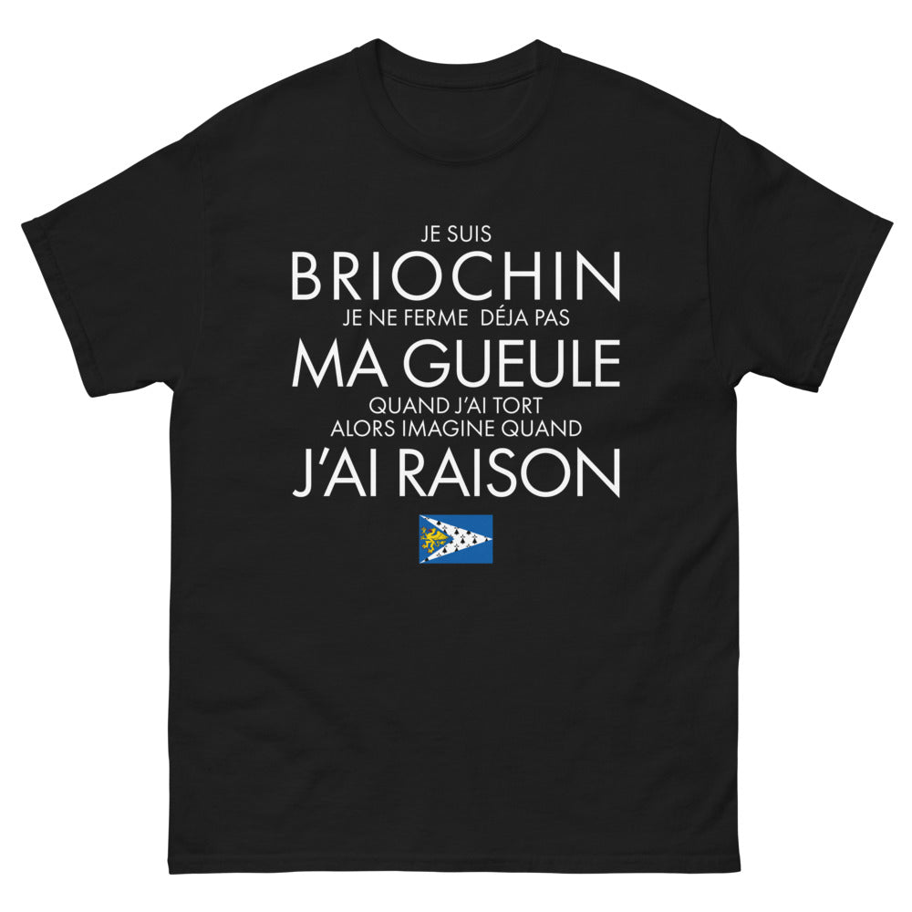 T-shirt Bretagne noir - Le silence n'est pas une option