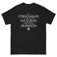 Thumbnail for T-shirt Cornouaillais noir - Je suis Cornouaillais, je ne ferme pas ma gueule