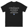 T-shirt Cornouaillais noir - Je suis Cornouaillais, je ne ferme pas ma gueule