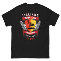 Thumbnail for T-shirt Romagnol noir - Fierté et humour italien