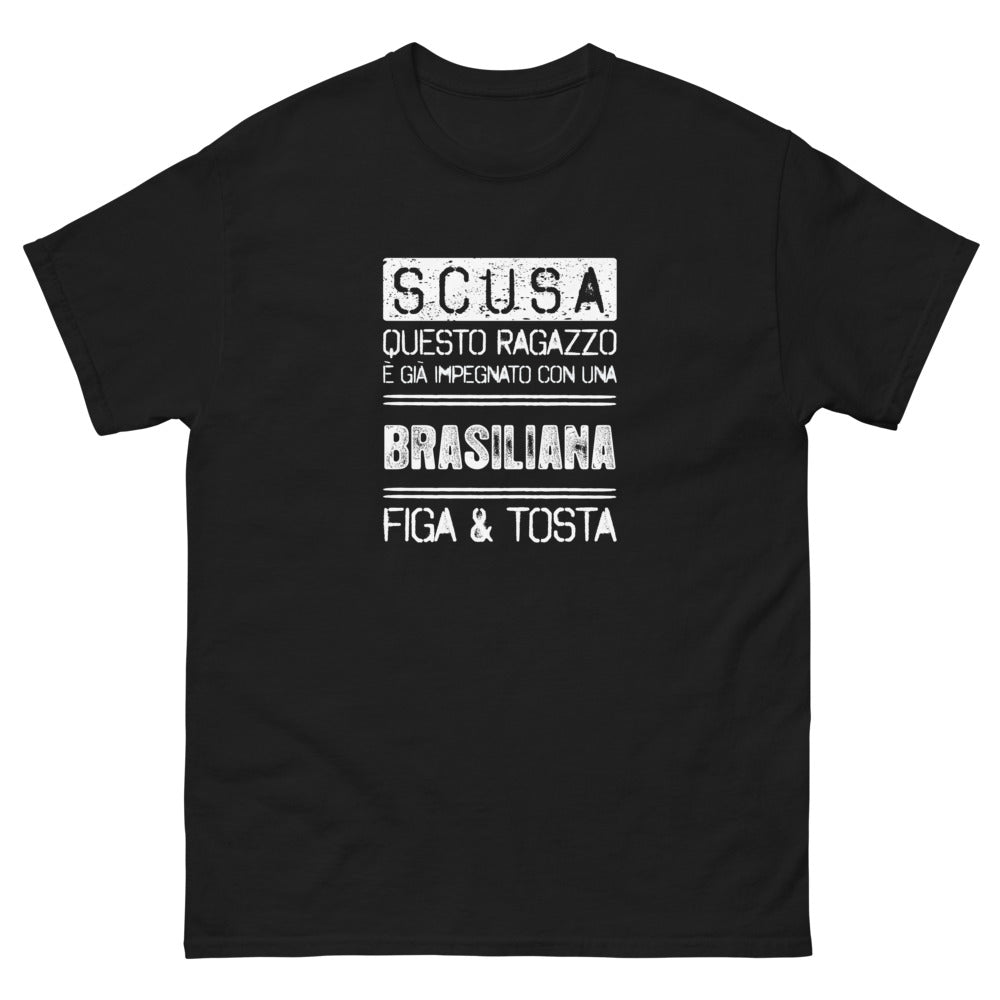 T-shirt Italie marine - Scusa, questo ragazzo è già impegnato