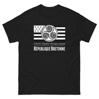 Thumbnail for T-shirt Bretagne noir - Liberté, Égalité, Kouign-Amann
