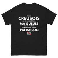 Thumbnail for T-shirt Creusois noir - Je ne ferme pas ma gueule