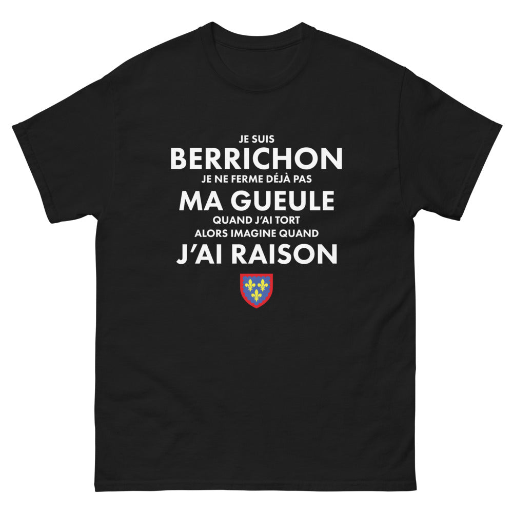 T-shirt Berry noir - Fier d'avoir toujours raison