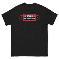 Thumbnail for T-shirt Gers noir - Le Bonheur Est dans le Gers face