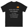 T-shirt Provence noir - Mon ADN est Formidable