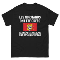 Thumbnail for T-shirt Normands noir - Les Français ont besoin de héros