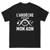 T-shirt Ardèche noir - L'Ardèche C'est Dans Mon ADN