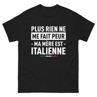 Thumbnail for T-shirt Italie noir - Plus rien ne me fait peur, ma mère est Italienne