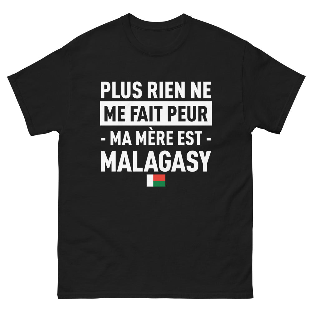 T-shirt Madagascar noir - Plus rien ne me fait peur