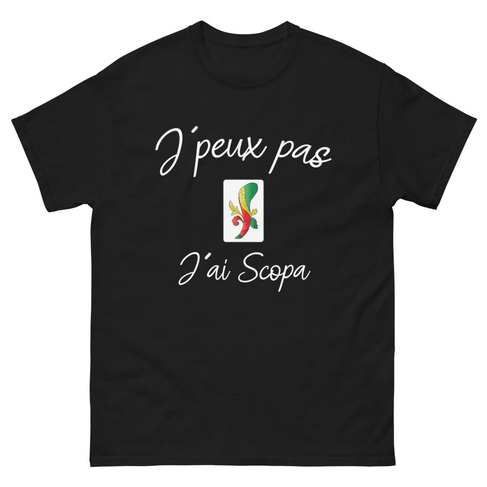 T-shirt Scopa noir - j-peux-pas-j-ai-scopa