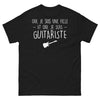 T-shirt musique noir - Je suis une fille et une guitariste
