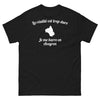 T-shirt Aveyron noir - La réalité est trop dure, je me barre