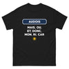 T-shirt Sud de la France noir - Mais où est donc Mon Ricar