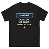 T-shirt Méditerranée noir - Où est donc mon Ricar ?