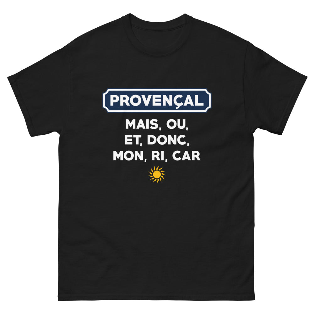 T-shirt Provençal noir - Mais où est donc mon Ricard ?