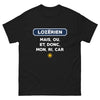 T-shirt Lozérien noir - Lozerien mais où et donc mon ricar