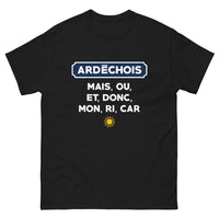 Thumbnail for T-shirt Ardèche noir - Mais où est donc mon Ricard ?