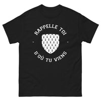 Thumbnail for T-shirt France noir - Rappelle-toi d'où tu viens