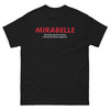 T-shirt Lorraine noir - La mirabelle aide à supporter la connerie