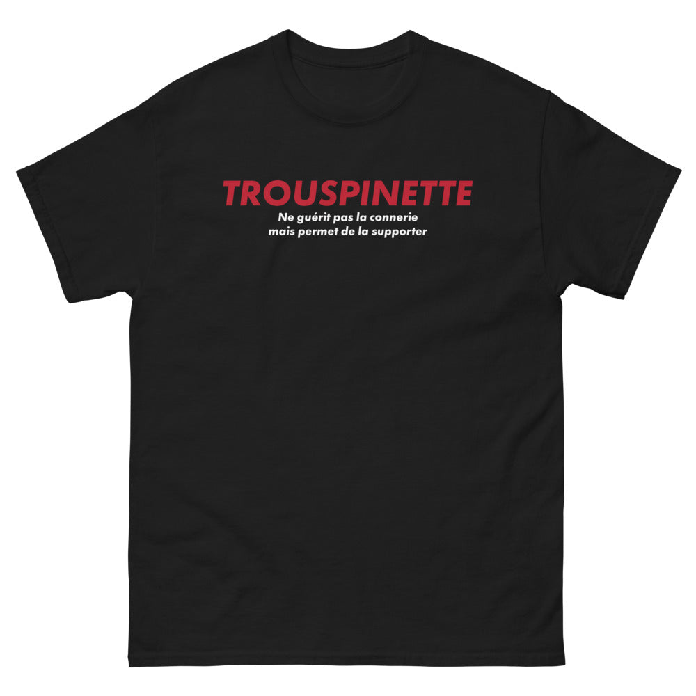 T-shirt Vendée noir - Trouspinette ne guérit pas la connerie