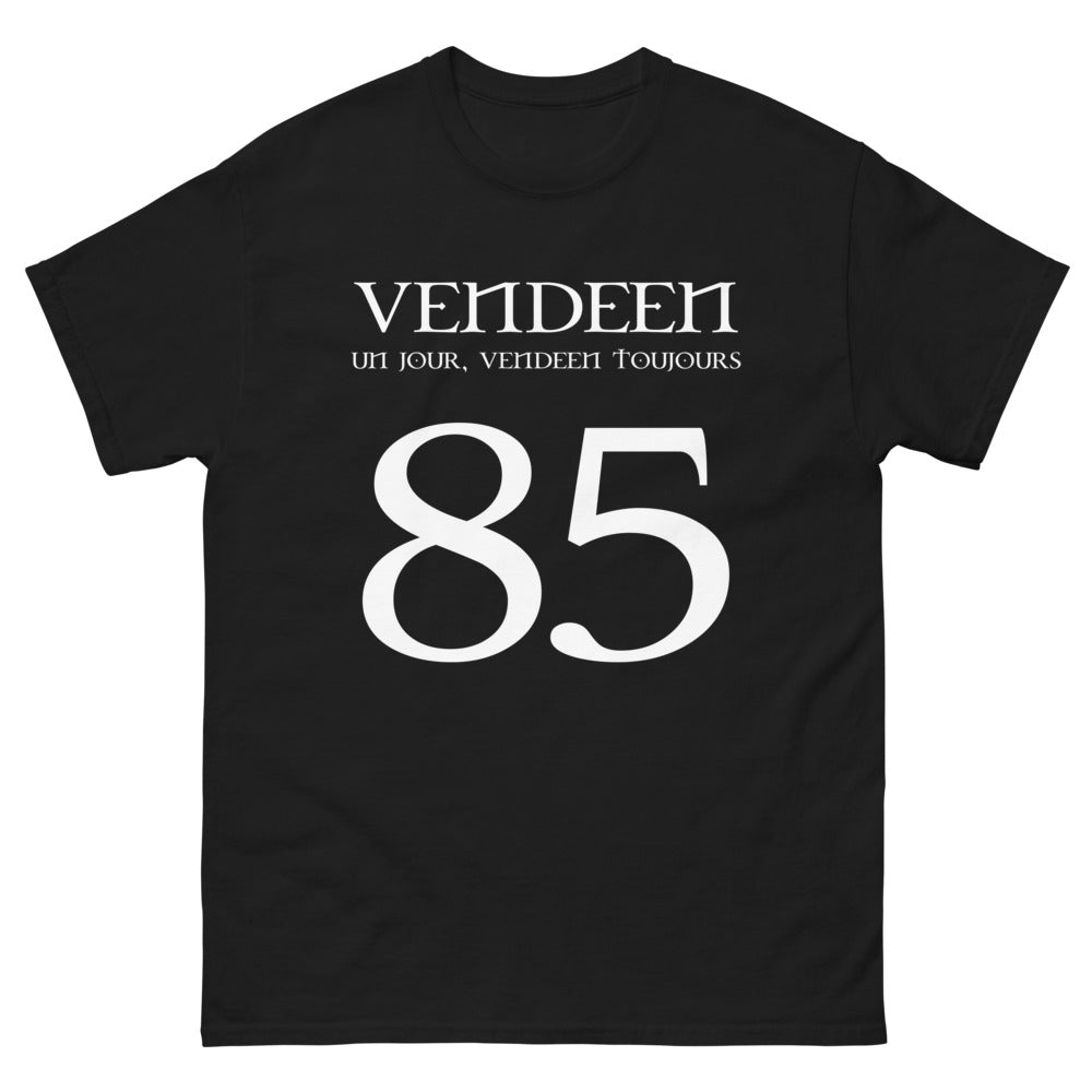 T-shirt Vendée noir - Un jour, toujours