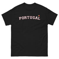 Thumbnail for T-shirt Portugal noir - chaleur et passion moderne