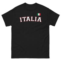 Thumbnail for T-Shirt Italia nera - Eleganza misteriosa e stile sobrio