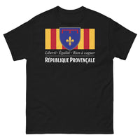 Thumbnail for T-shirt Provence noir - Liberté, Égalité, Rien à Caguer