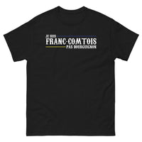 Thumbnail for T-shirt Franche-Comté noir - Je suis Franc-Comtois, pas Bourguignon