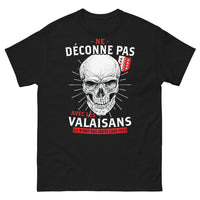 Thumbnail for T-shirt Valais noir - Ne déconnez pas avec les Valaisans