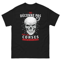 Thumbnail for T-shirt Corse noir - Ne déconnent pas avec les Corses