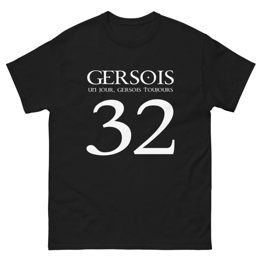 T-shirt Gersois noir - Gersois un jour, Gersois toujours