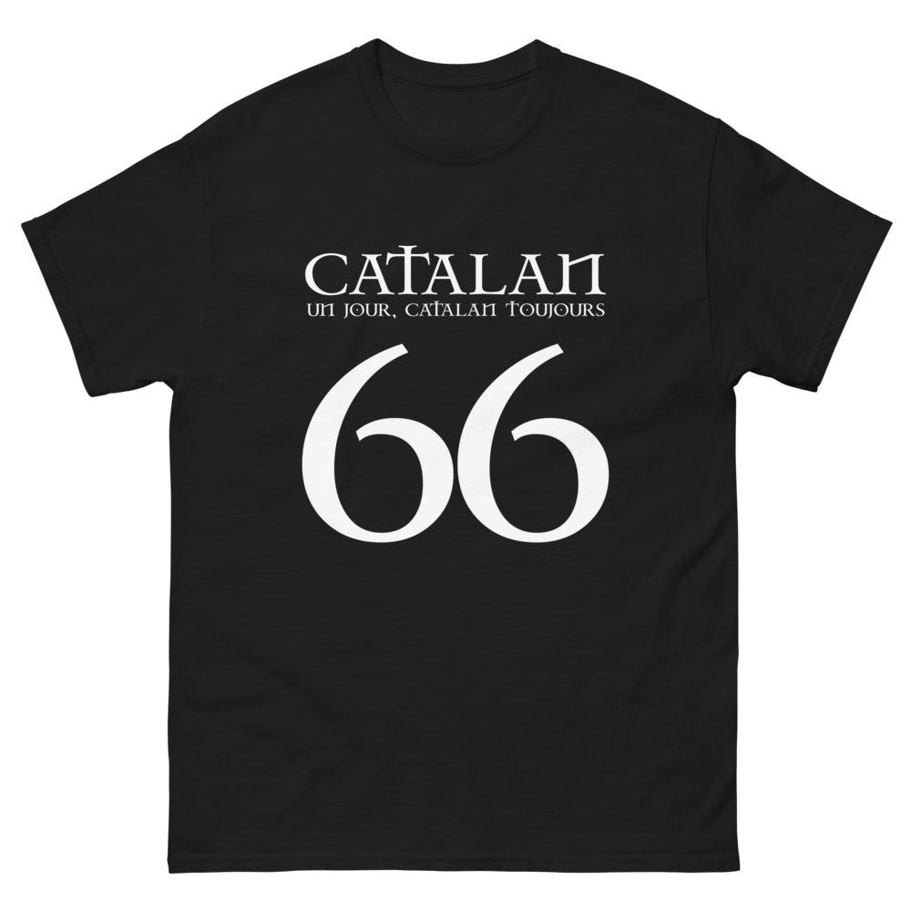 T-shirt Catalogne noir - Catalan un jour, Catalan toujours